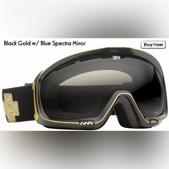 SPY Other - Women’s Spy Bias Black and Gold Goggles